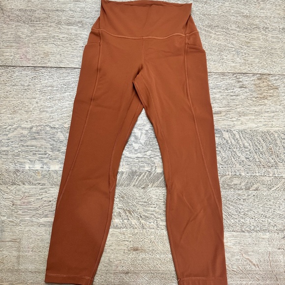 Lululemon Align High-rise with Pockets 23” Sable Copper size 6 - Picture 11 of 17